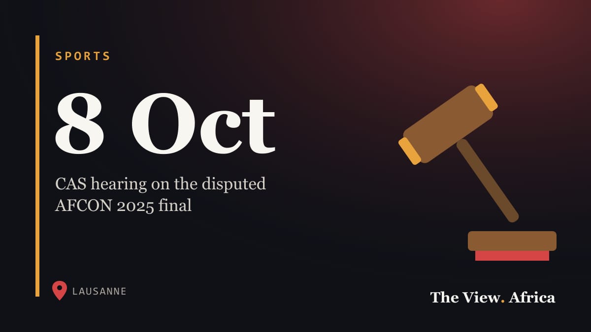 8 Oct: CAS hearing on the disputed AFCON 2025 final
