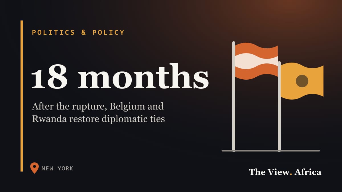 18 months: After the rupture, Belgium and Rwanda restore diplomatic ties