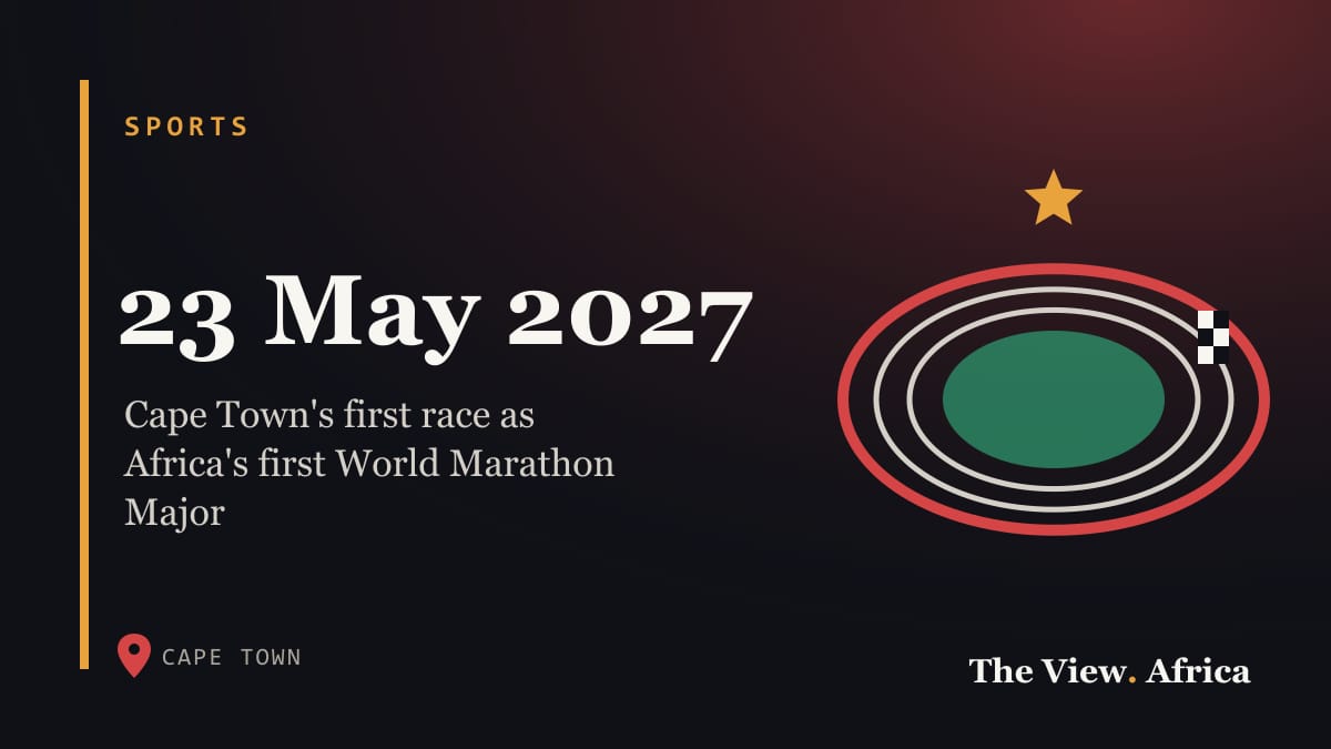 23 May 2027: Cape Town's first race as Africa's first World Marathon Major