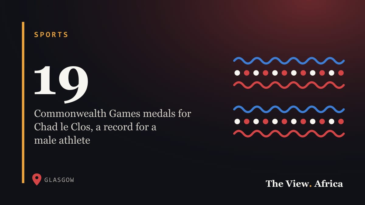 19: Commonwealth Games medals for Chad le Clos, a record for a male athlete