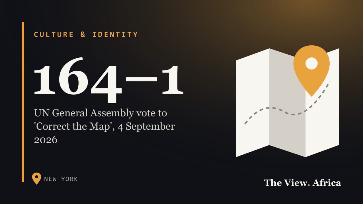 164–1: UN General Assembly vote to 'Correct the Map', 4 September 2026