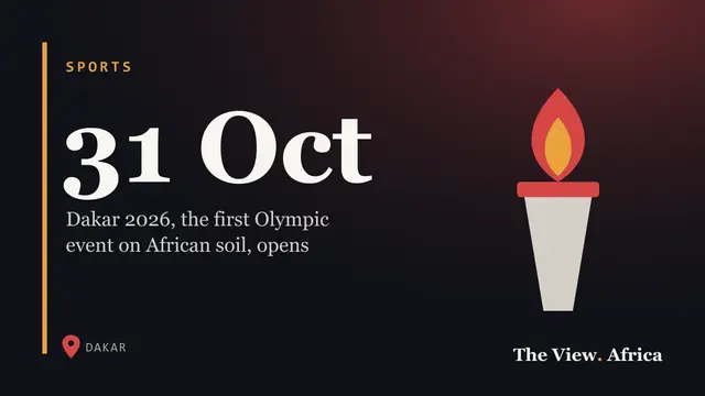 31 Oct: Dakar 2026, the first Olympic event on African soil, opens