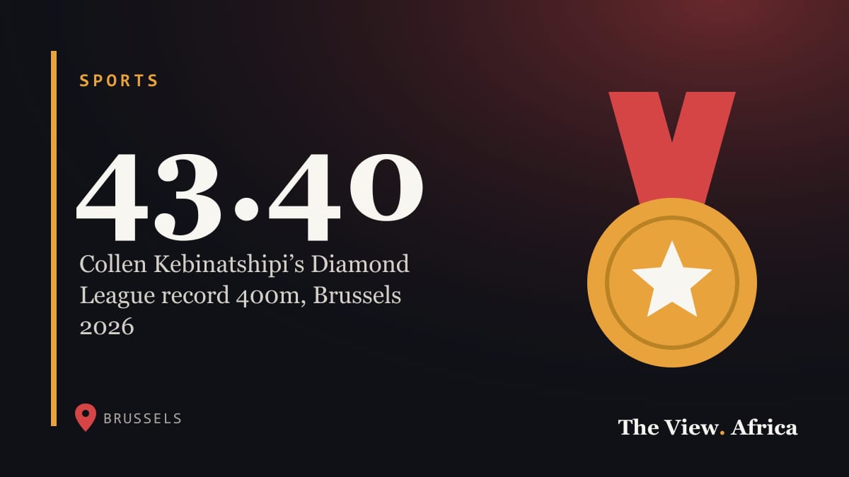 43.40: Collen Kebinatshipi’s Diamond League record 400m, Brussels 2026