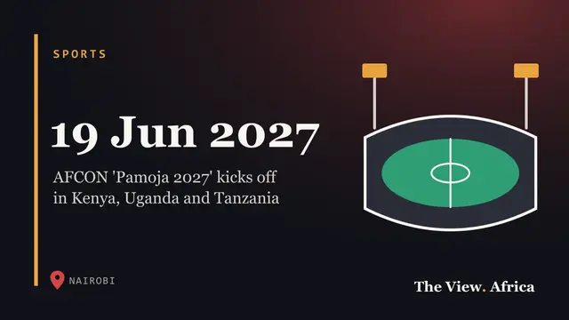 19 Jun 2027: AFCON 'Pamoja 2027' kicks off in Kenya, Uganda and Tanzania