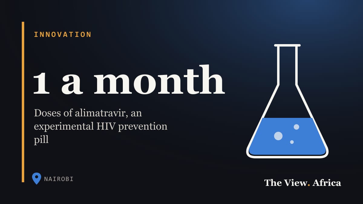 1 a month: Doses of alimatravir, an experimental HIV prevention pill