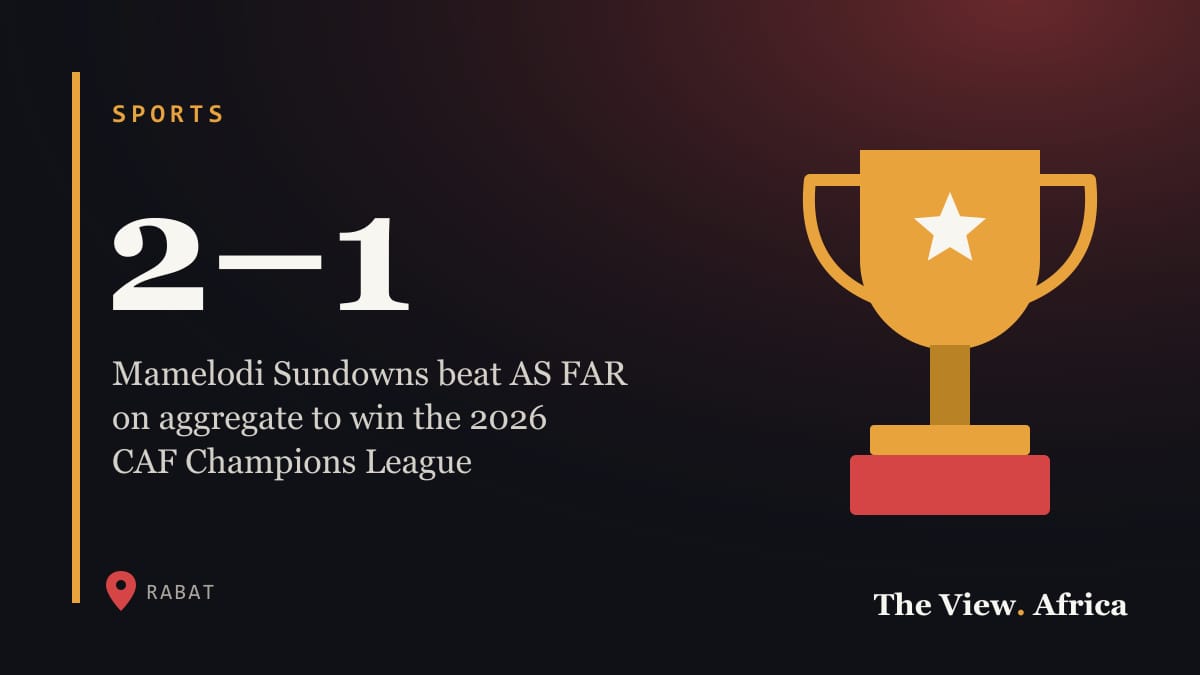 2–1: Mamelodi Sundowns beat AS FAR on aggregate to win the 2026 CAF Champions League