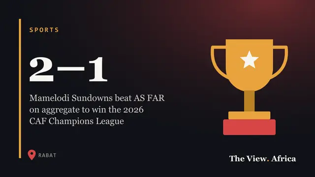 2–1: Mamelodi Sundowns beat AS FAR on aggregate to win the 2026 CAF Champions League