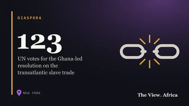 123: UN votes for the Ghana-led resolution on the transatlantic slave trade